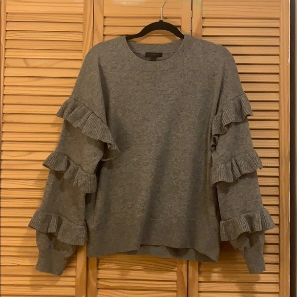 J. Crew Sweaters - J. Crew Ruffle Sleeve Sweater